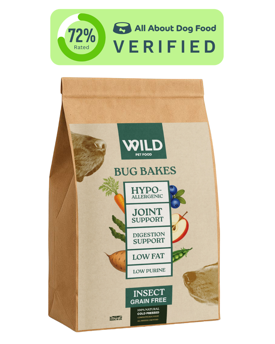 Bug Bakes Insect Grain Free (2.5kg)