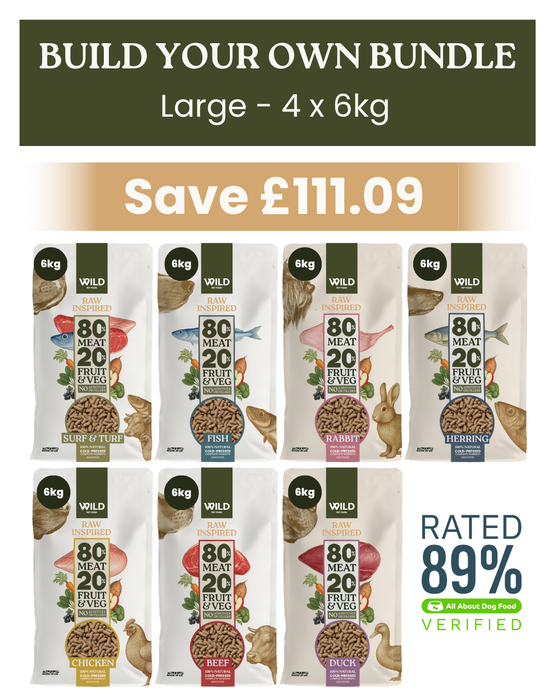 Build Your Own Bundle (Large - 4 x 6kg)