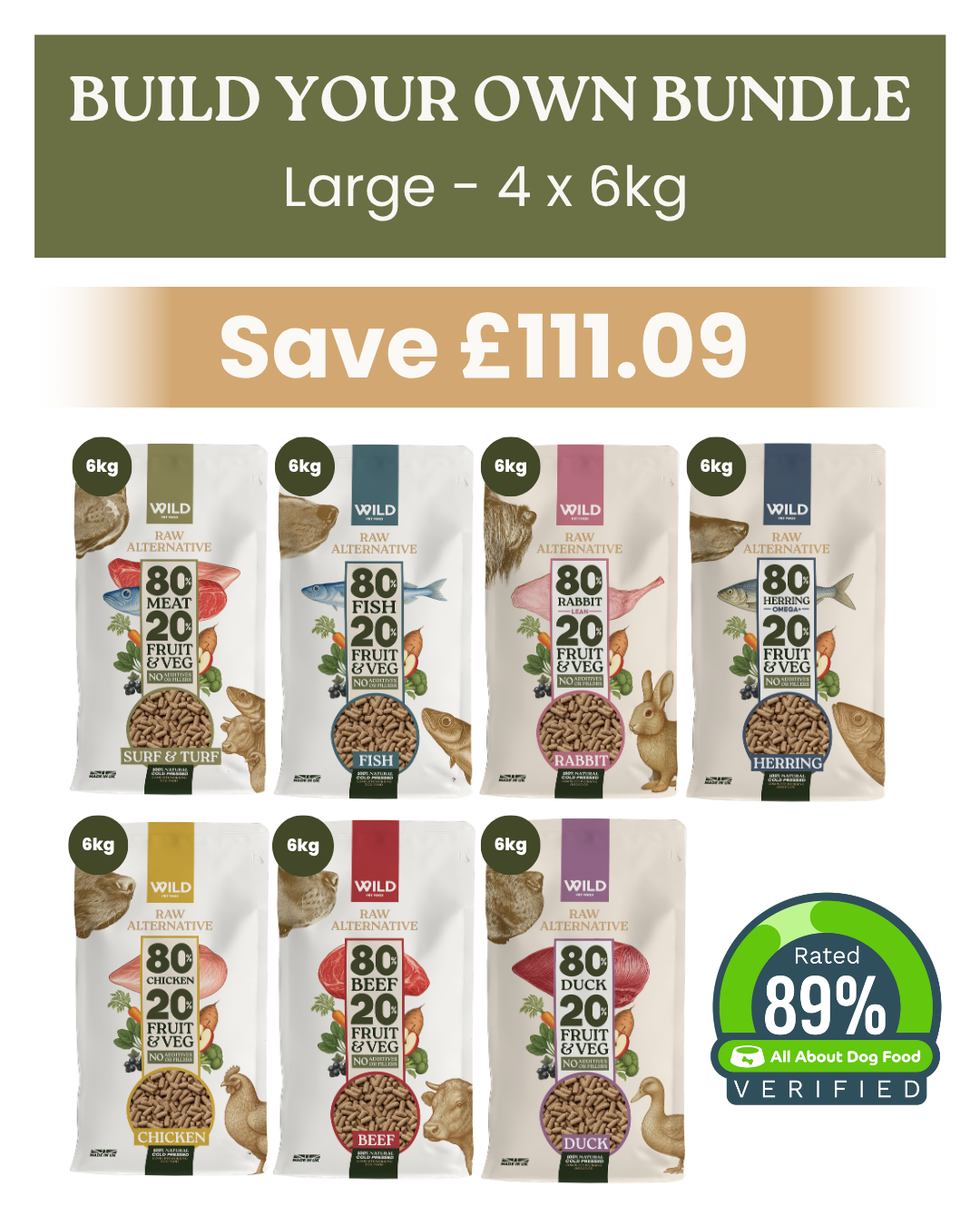 Build Your Own Bundle (Large - 4 x 6kg)