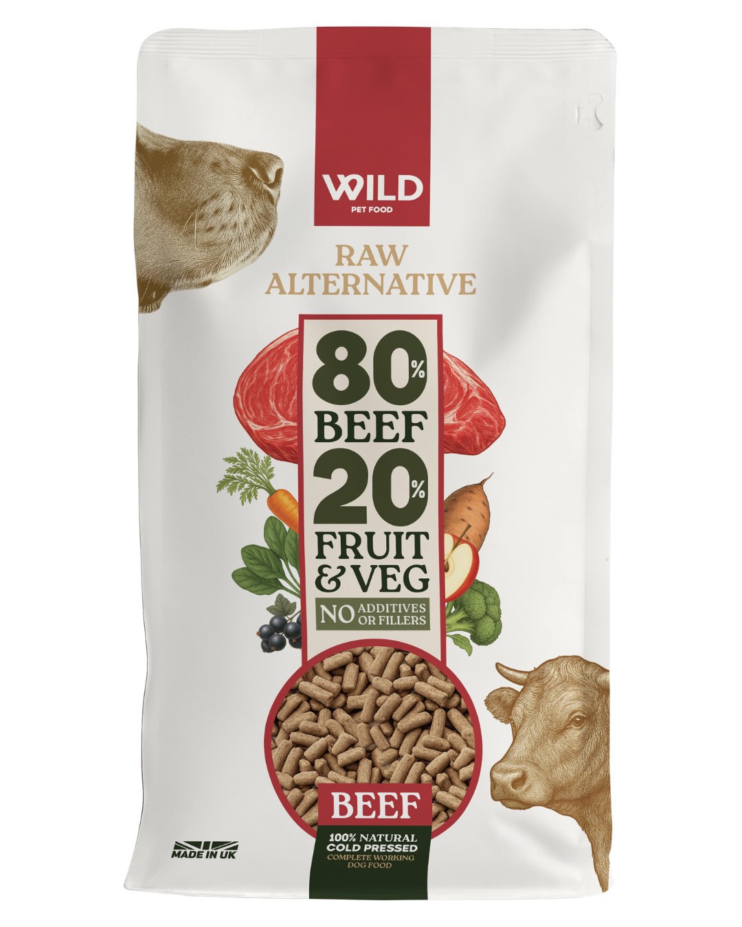 Beef 80:20 Cold-Pressed (10kg)