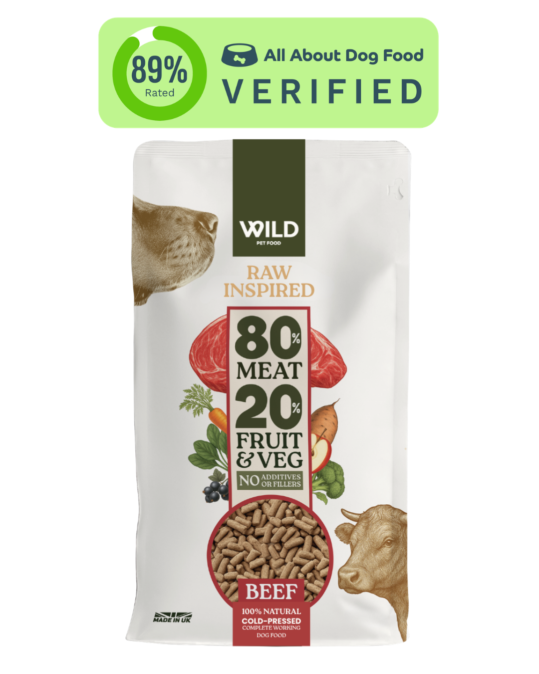 Beef 80:20 Cold-Pressed (10kg)