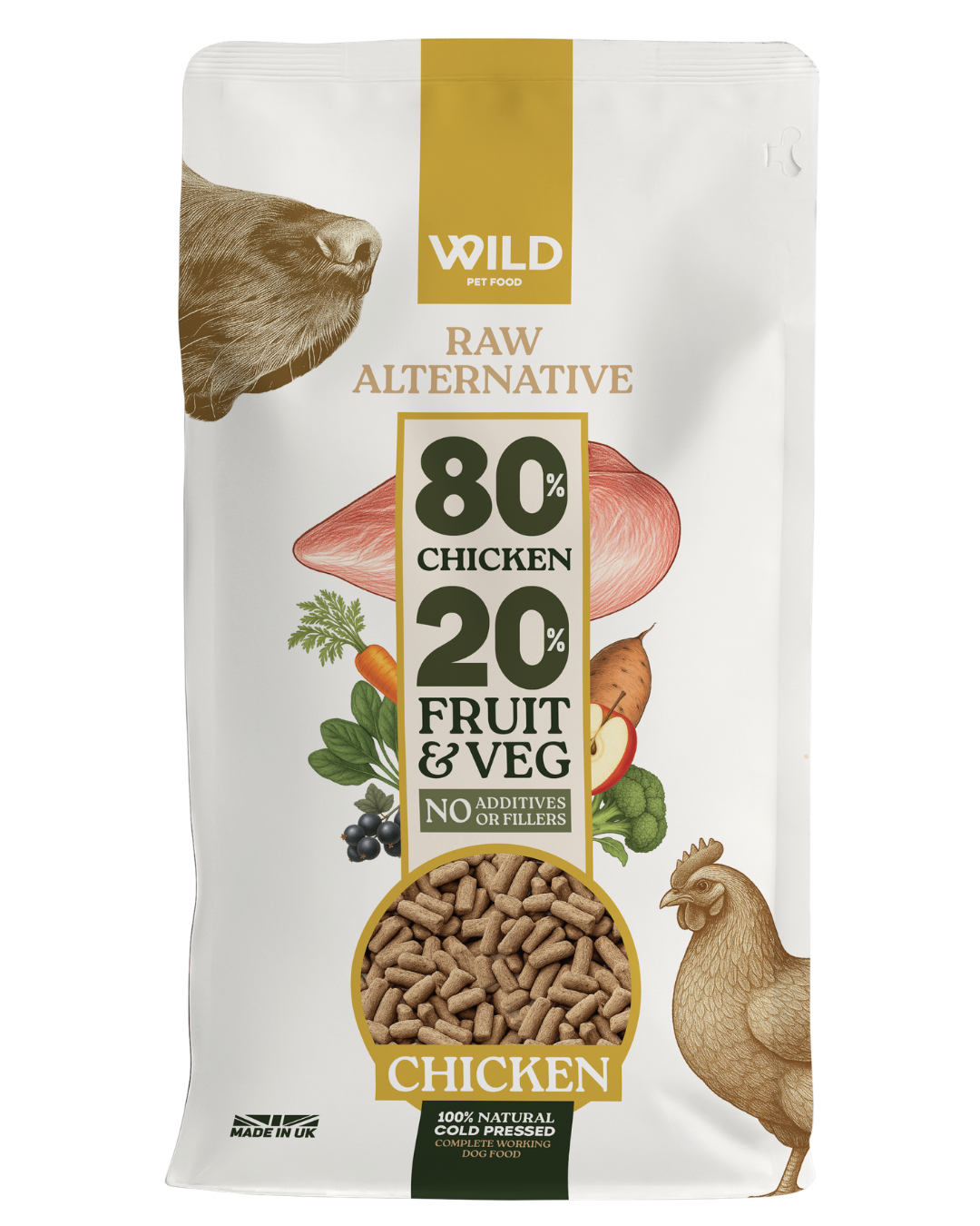 Chicken 80:20 Cold-Pressed (10kg)