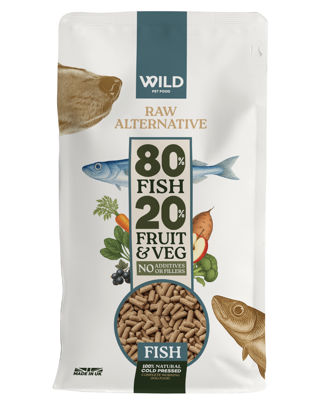 Fish 80:20 Cold-Pressed (10kg)