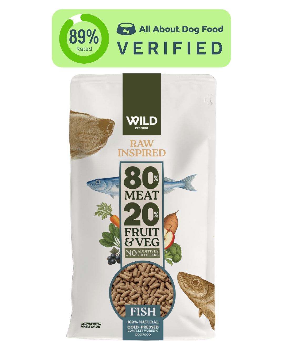 Fish 80:20 Cold-Pressed (10kg)