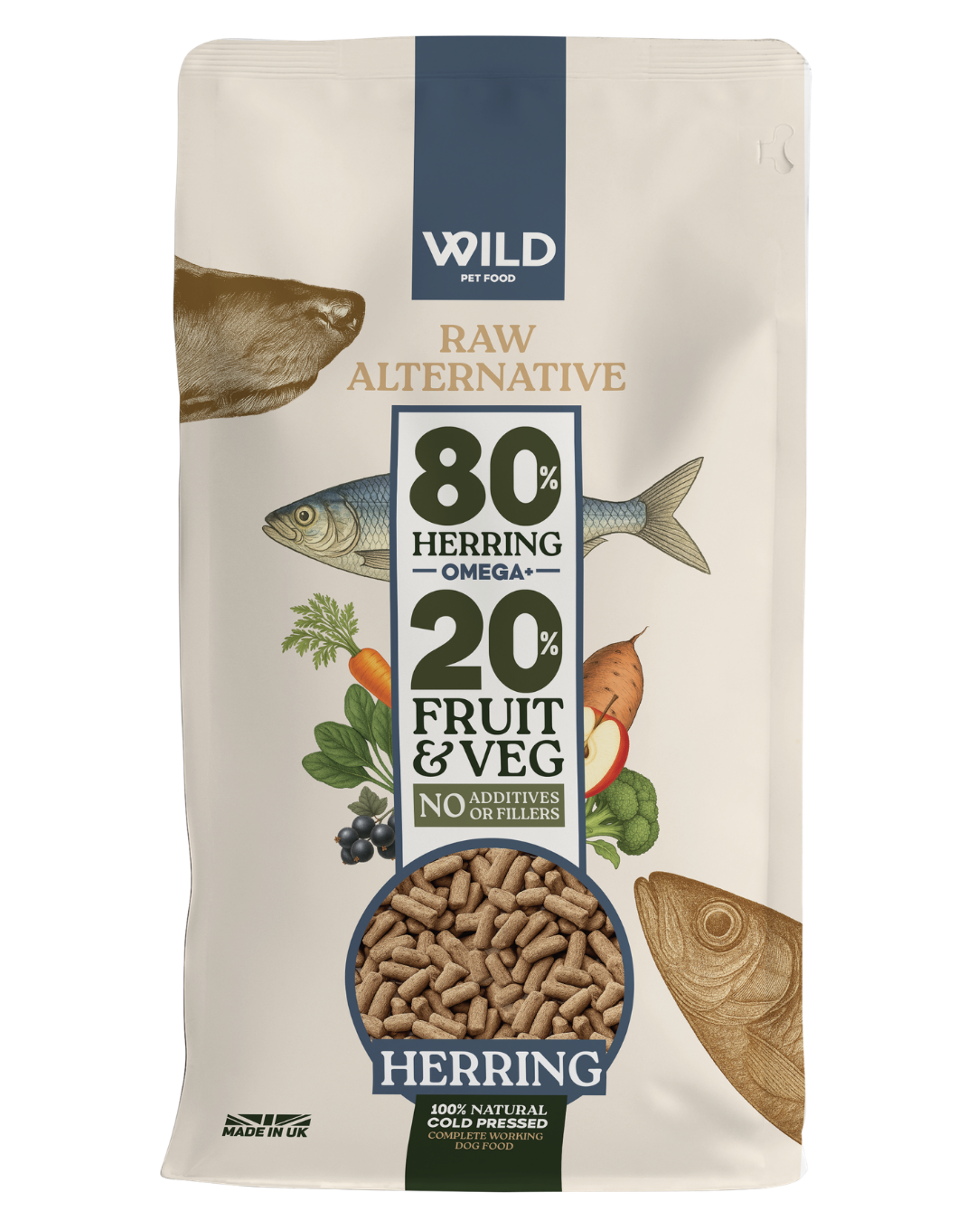 Herring 80:20 Omega+ Cold-Pressed (10kg)