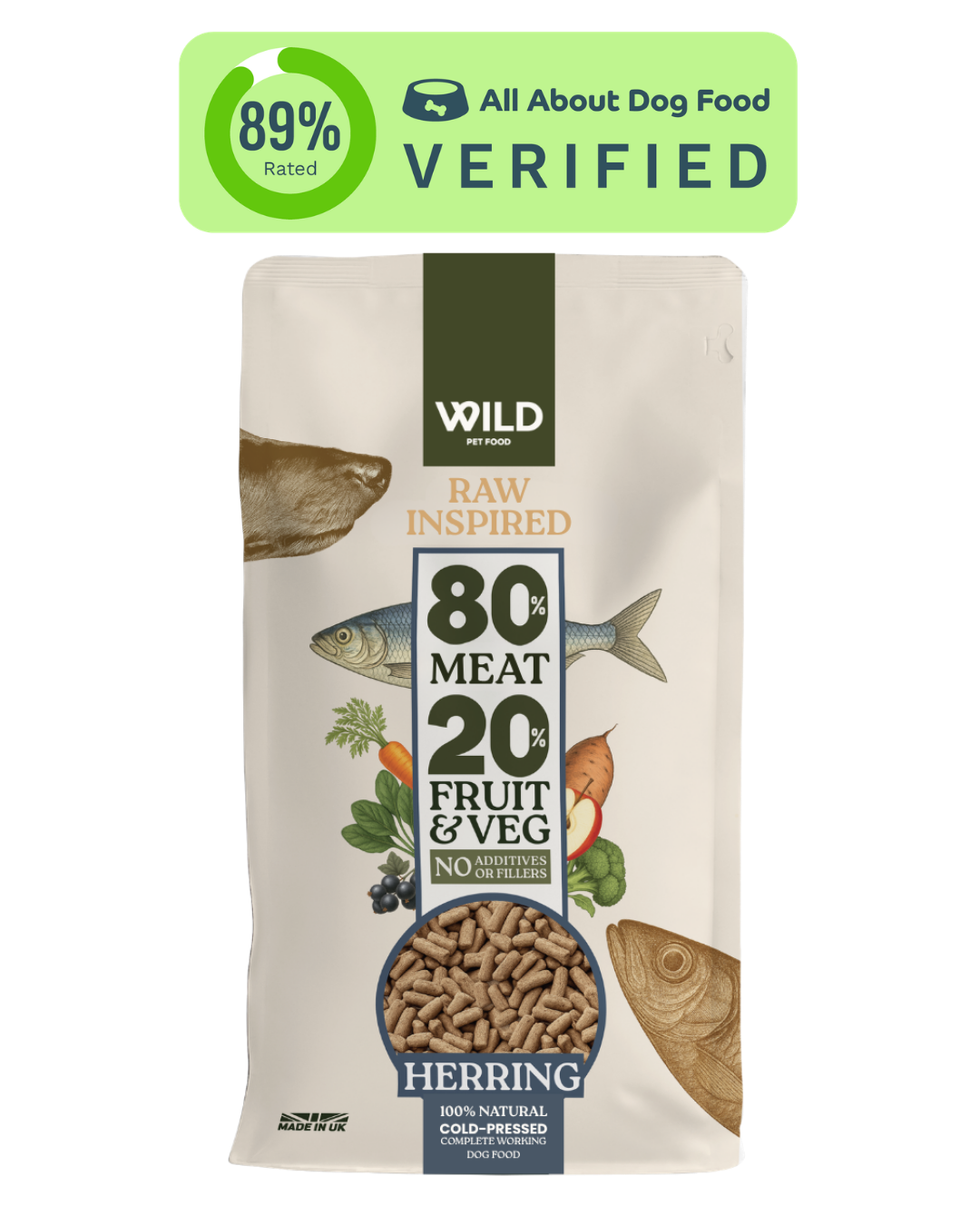 Herring 80:20 Omega+ Cold-Pressed (10kg)