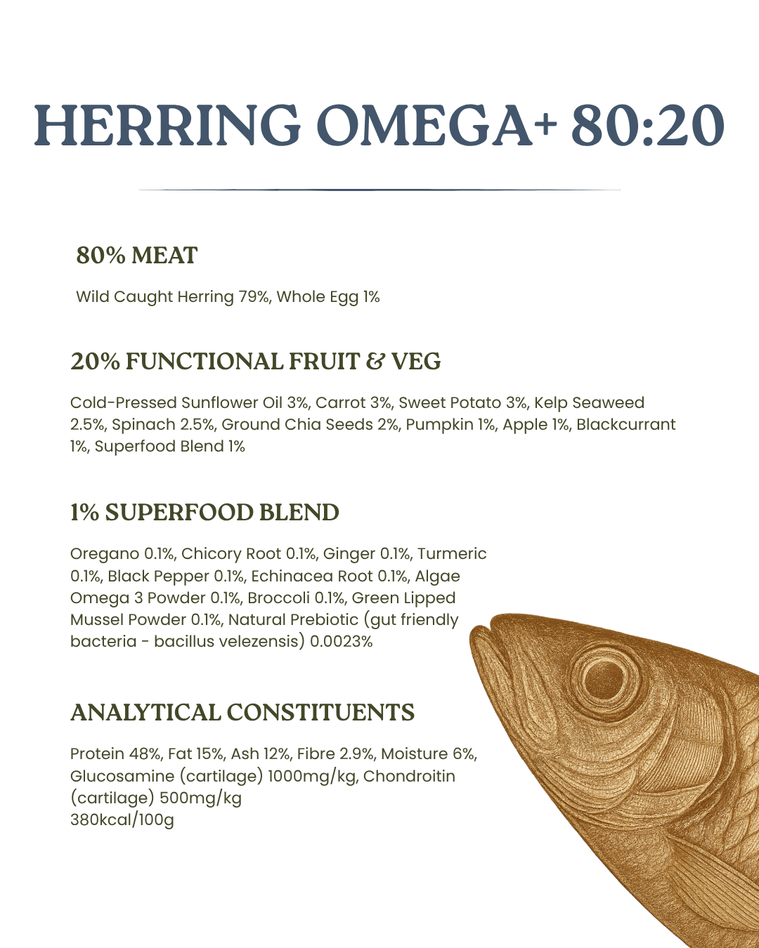 TRADE Herring 80:20 Omega+ Cold-Pressed