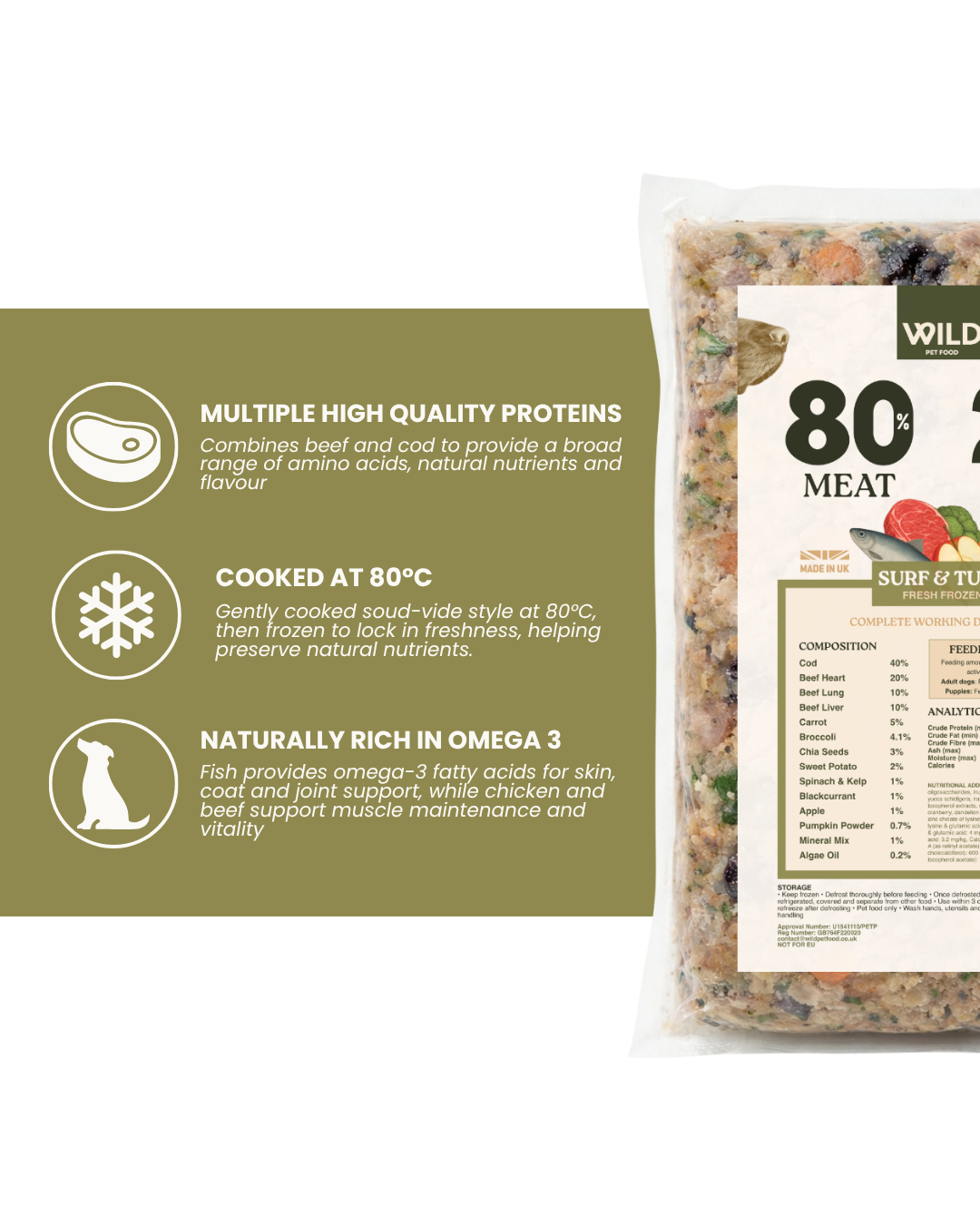 TRADE Surf & Turf 80:20 Fresh (400g Packs)