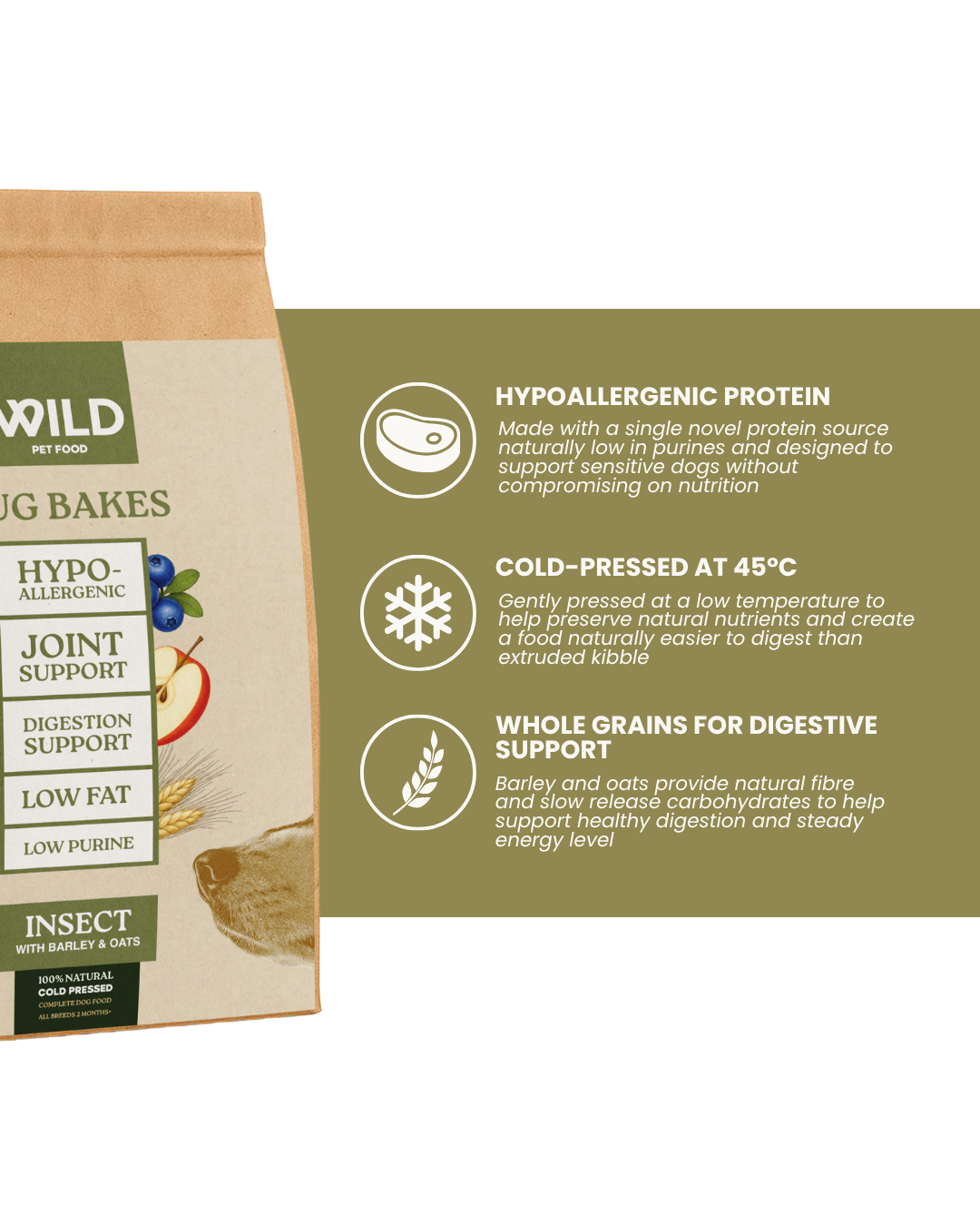 Bug Bakes Insect with Barley & Oats (10kg)