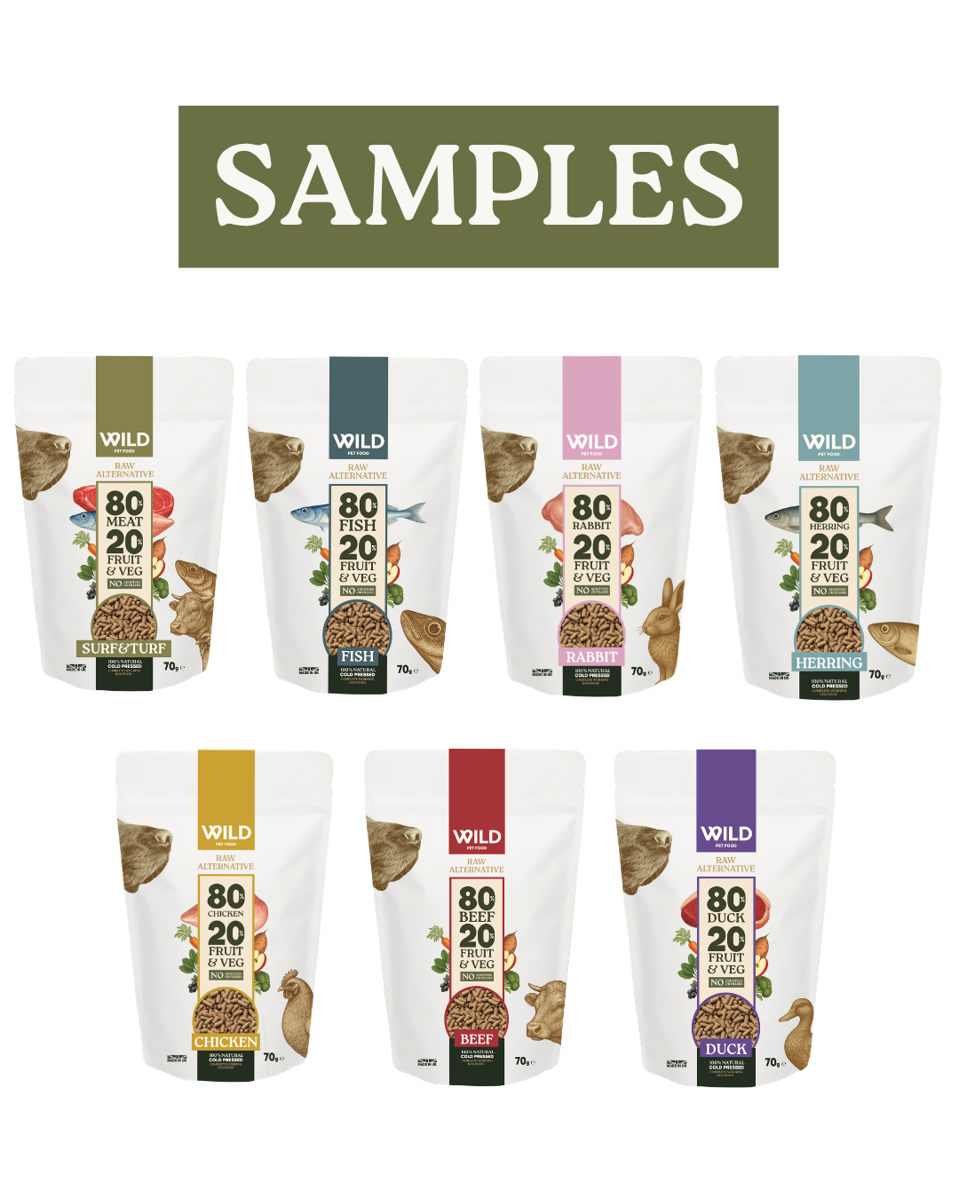 TRADE Cold-Pressed 80:20 Samples (70g)