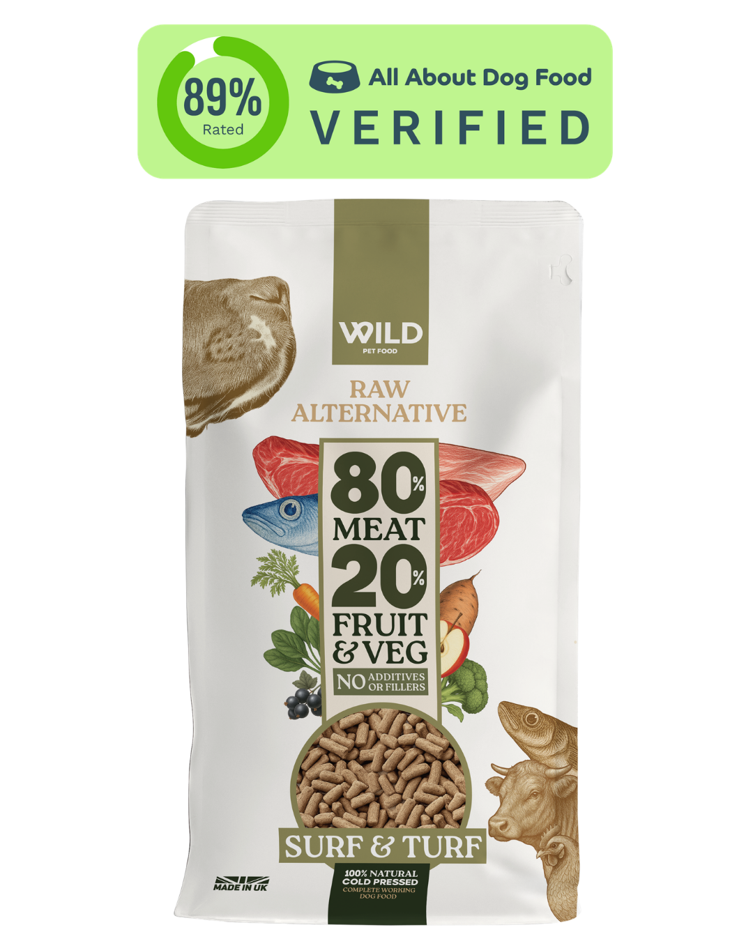 Surf and Turf 80:20 Cold-Pressed